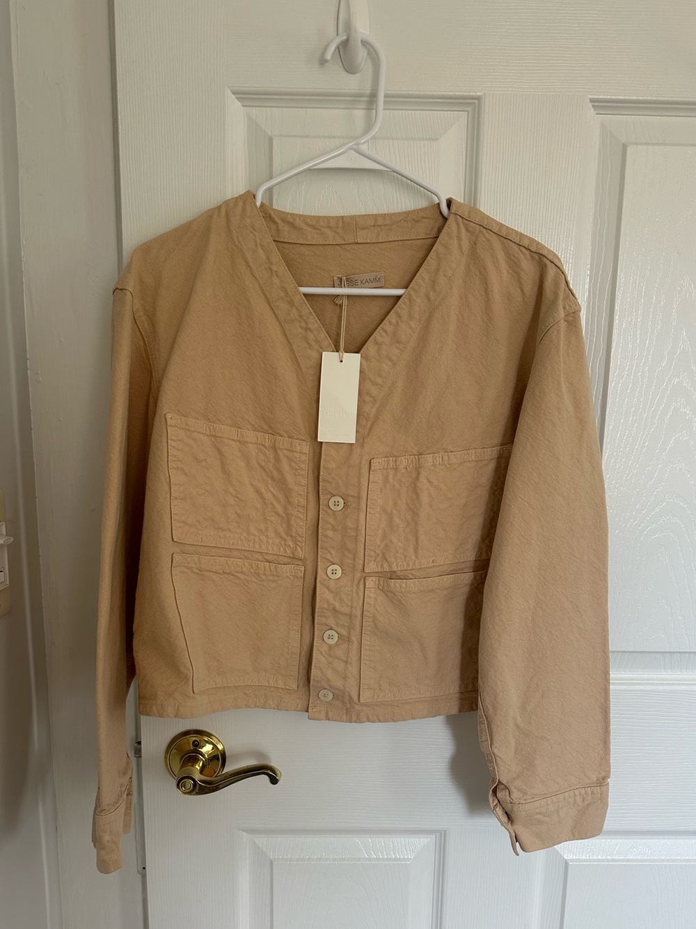NWT Jesse Kamm Studio Jacket in Buff
